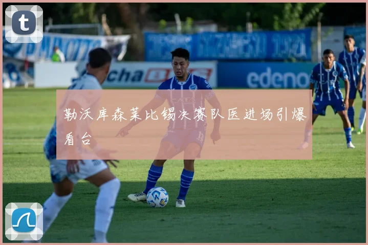 勒沃库森莱比锡决赛队医进场引爆看台