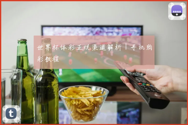 世界杯体彩正规渠道解析｜手机购彩教程